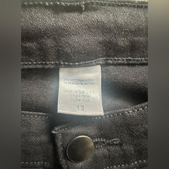 Fashion Nova Mind Of Her Own Flare Jeans - Black Size 13 - Picture 6 of 6